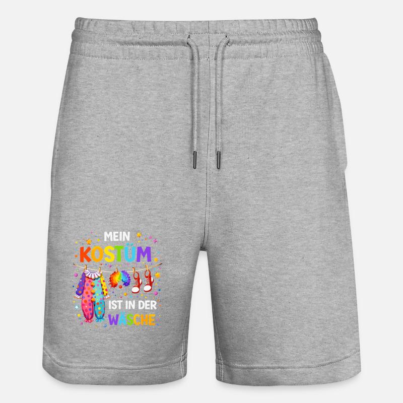 Mon costume est à laver - Short de jogging bio TRAINER Stanley/Stella unisexe - gris chiné