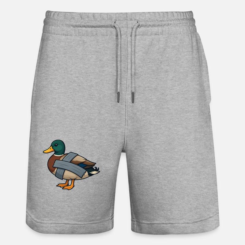 Ruban à canard - Short de jogging bio TRAINER Stanley/Stella unisexe - gris chiné