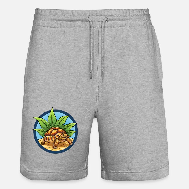 Tortue égyptienne - Short de jogging bio TRAINER Stanley/Stella unisexe - gris chiné
