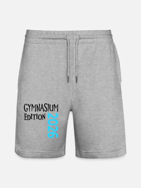Gymnasium 2026 - Stanley/Stella Trainer Unisex Organic Jogging Shorts - heather grey