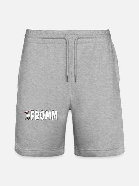 Lammfromm - You are innocent. ALWAYS! - Stanley/Stella Trainer Unisex Organic Jogging Shorts - heather grey