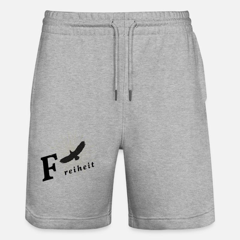 Liberté - Short de jogging bio TRAINER Stanley/Stella unisexe - gris chiné