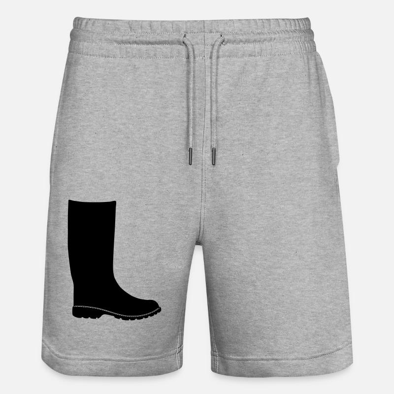 bottes en caoutchouc - Short de jogging bio TRAINER Stanley/Stella unisexe - gris chiné