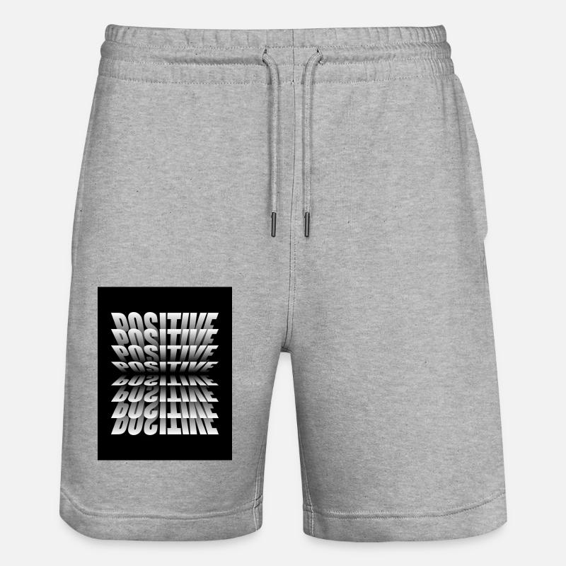 Postiff - Stanley/Stella Unisex Bio Joggingshorts Trainer  - Grau meliert