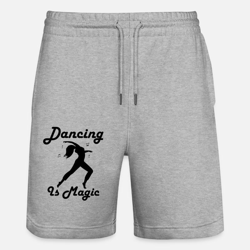Danse Musique de danse - Short de jogging bio TRAINER Stanley/Stella unisexe - gris chiné