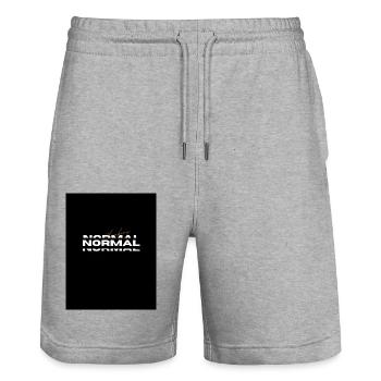 7813BB74 503B 4229 9E11 AB8F8D6C95C2 - Short de jogging bio TRAINER Stanley/Stella unisexe - gris chiné - Devant - Nik (191cm) & Marisol (170cm)