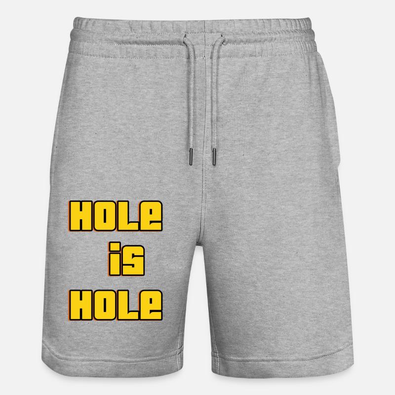 Le trou, c’est le trou - Short de jogging bio TRAINER Stanley/Stella unisexe - gris chiné