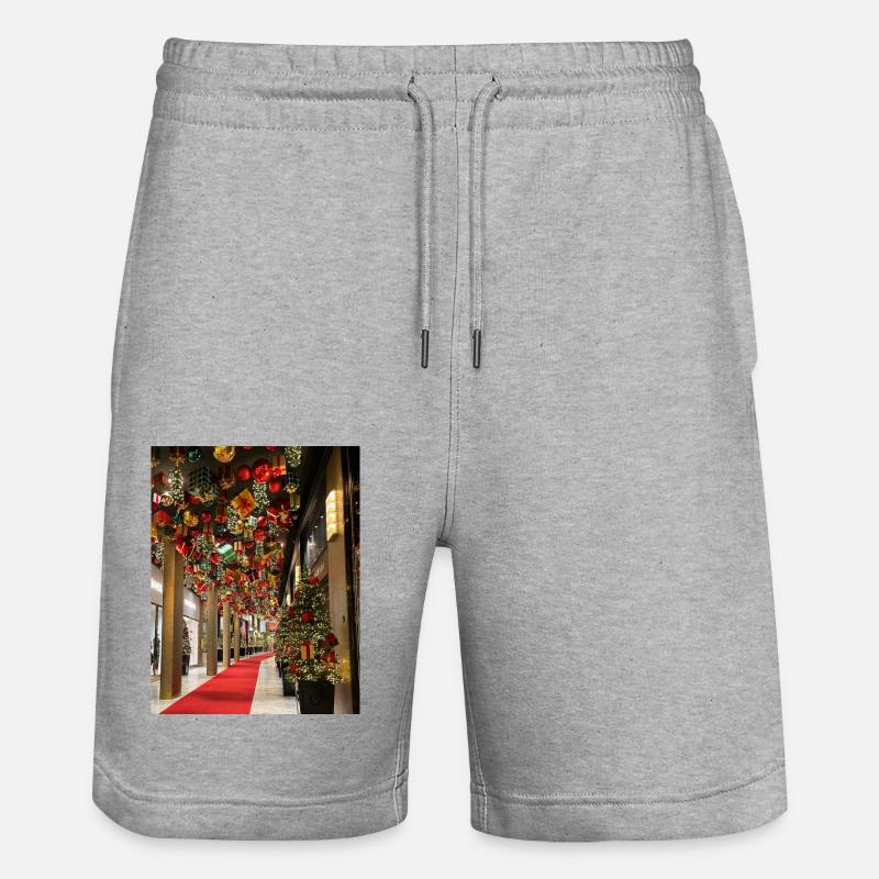 Noël - Short de jogging bio TRAINER Stanley/Stella unisexe - gris chiné