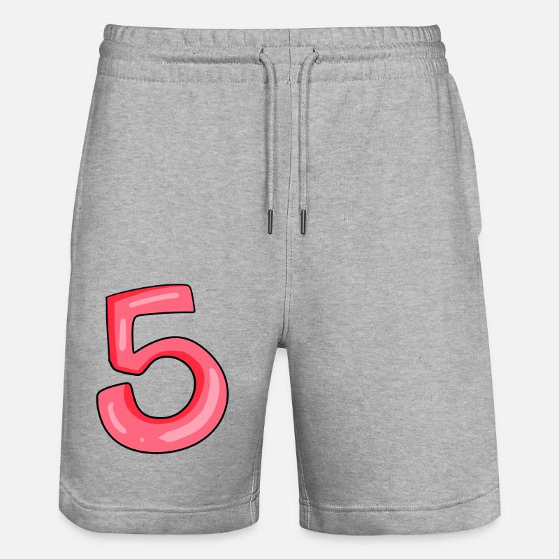 Numéro 5 Numéro - Short de jogging bio TRAINER Stanley/Stella unisexe - gris chiné
