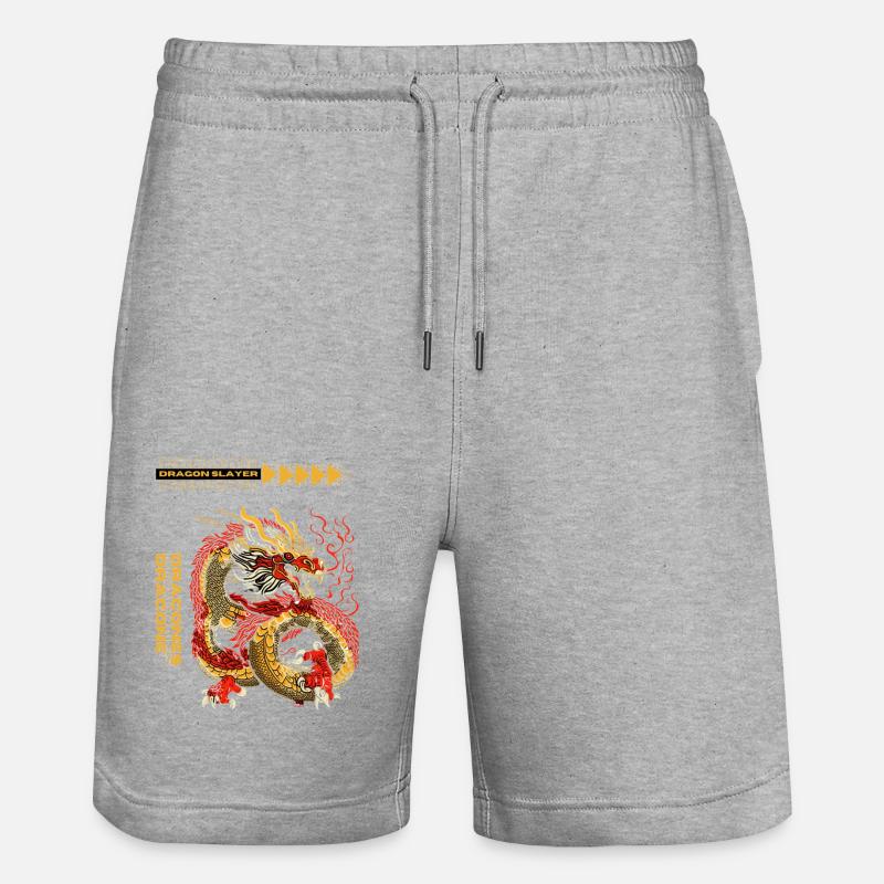 Tueur de dragons - Short de jogging bio TRAINER Stanley/Stella unisexe - gris chiné