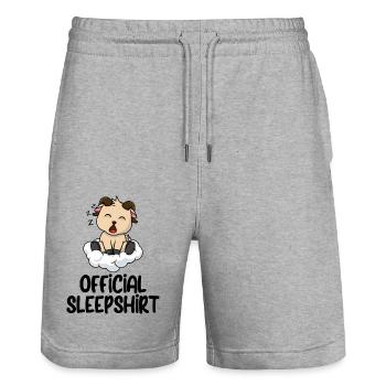 Funny Saying Picture Funny Humor Gift Idea - Stanley/Stella Trainer Unisex Organic Jogging Shorts - heather grey - Front - Nik (191cm) & Marisol (170cm)