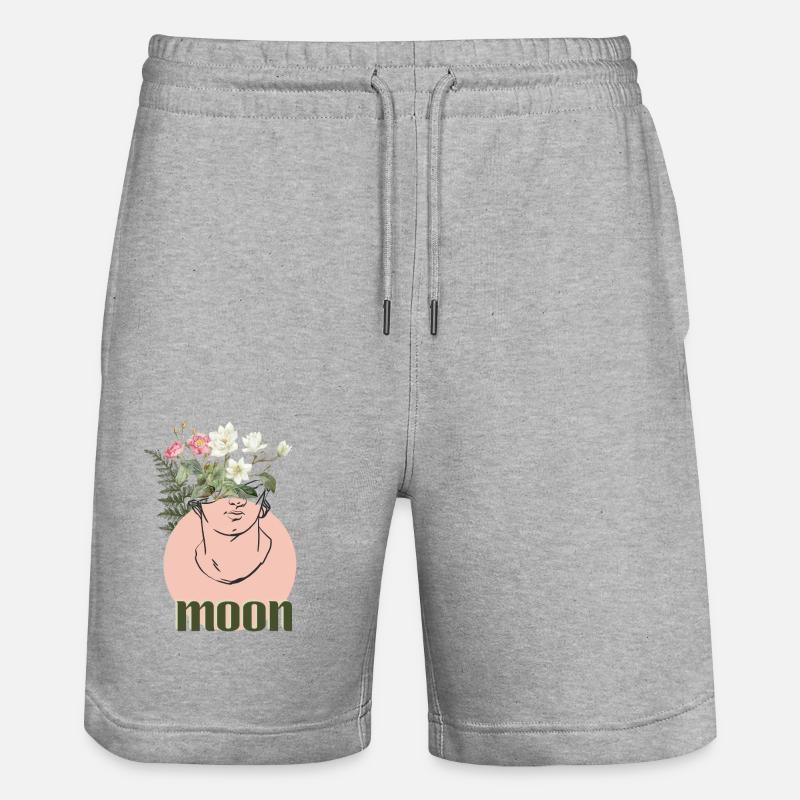 LUNE - Short de jogging bio TRAINER Stanley/Stella unisexe - gris chiné