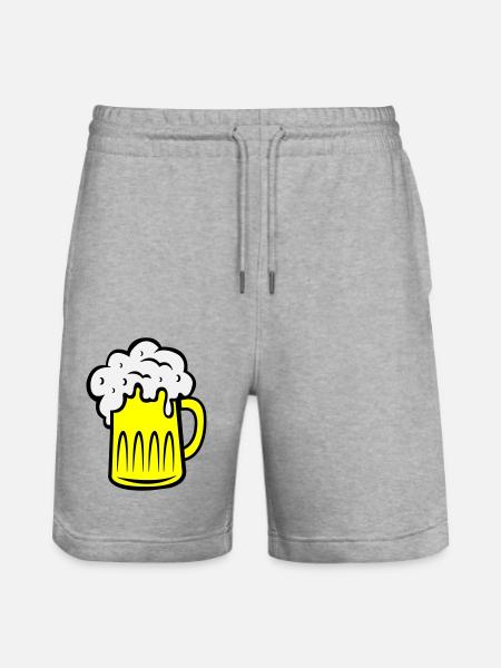 Bière 002 - Short de jogging bio TRAINER Stanley/Stella unisexe - gris chiné