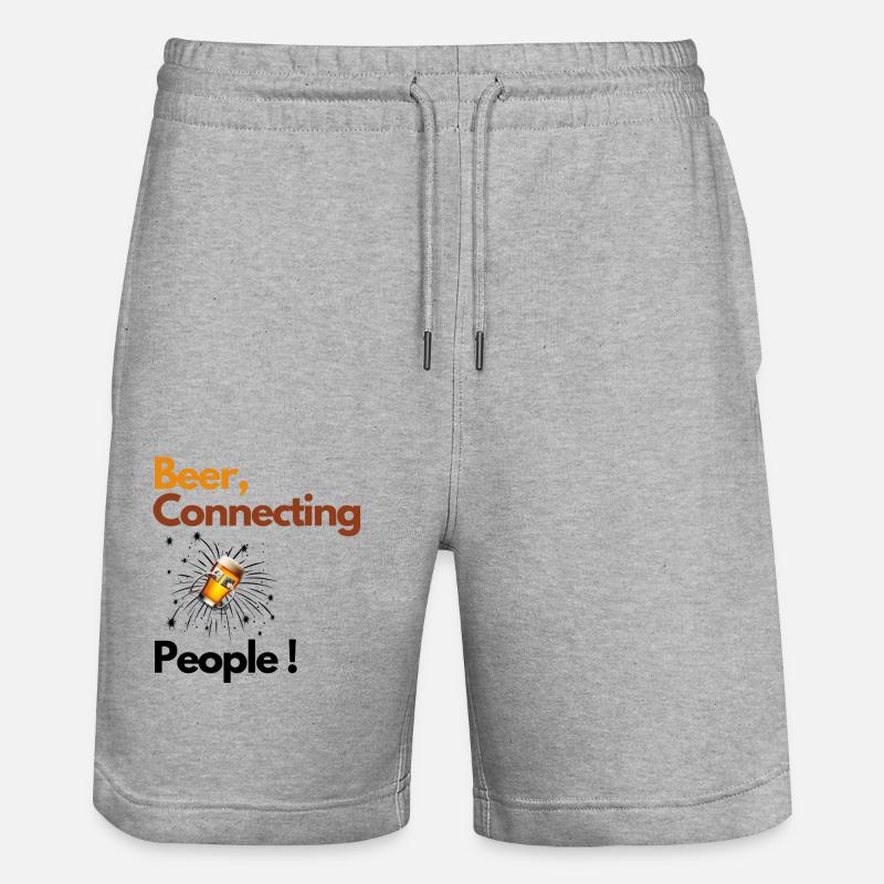 Meilleur vente Beer connecting People - Short de jogging bio TRAINER Stanley/Stella unisexe - gris chiné