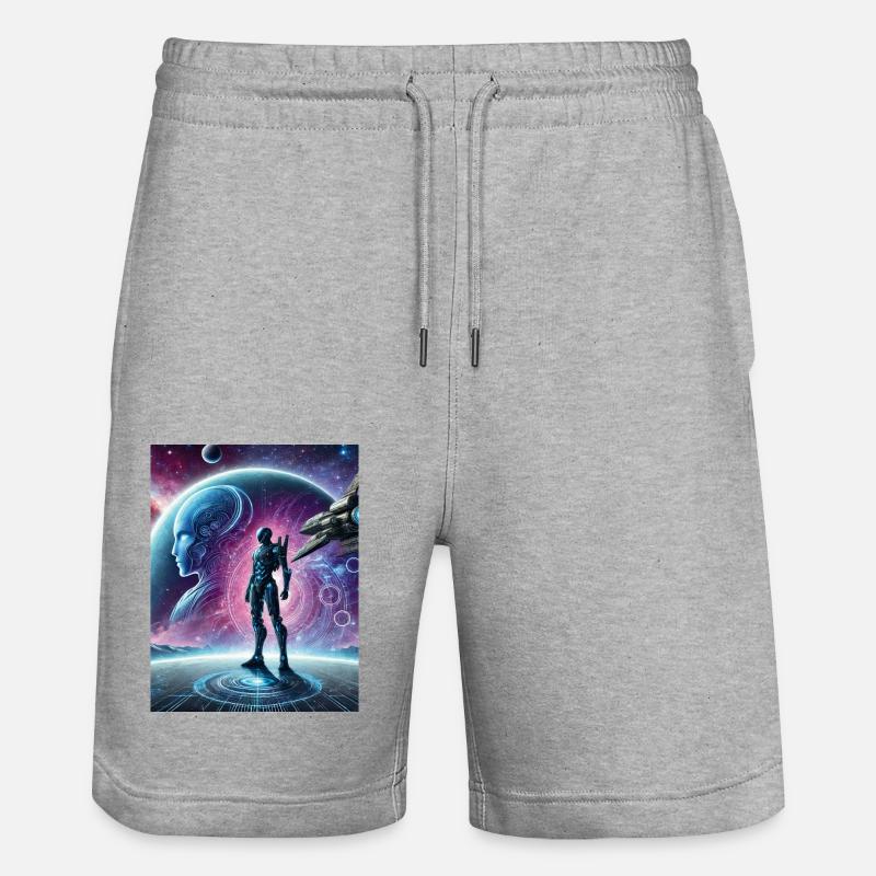 Tech Cosmos - Short de jogging bio TRAINER Stanley/Stella unisexe - gris chiné