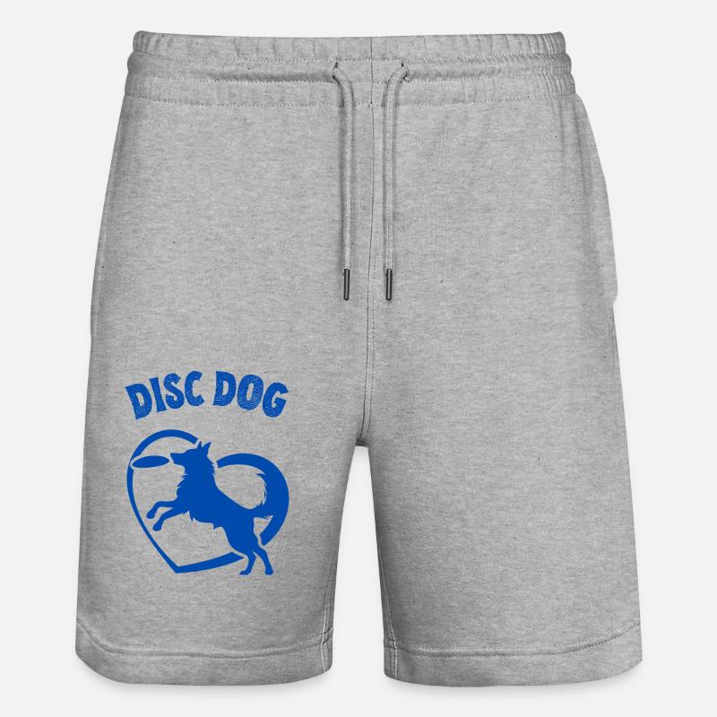 Chien de disque - Short de jogging bio TRAINER Stanley/Stella unisexe - gris chiné