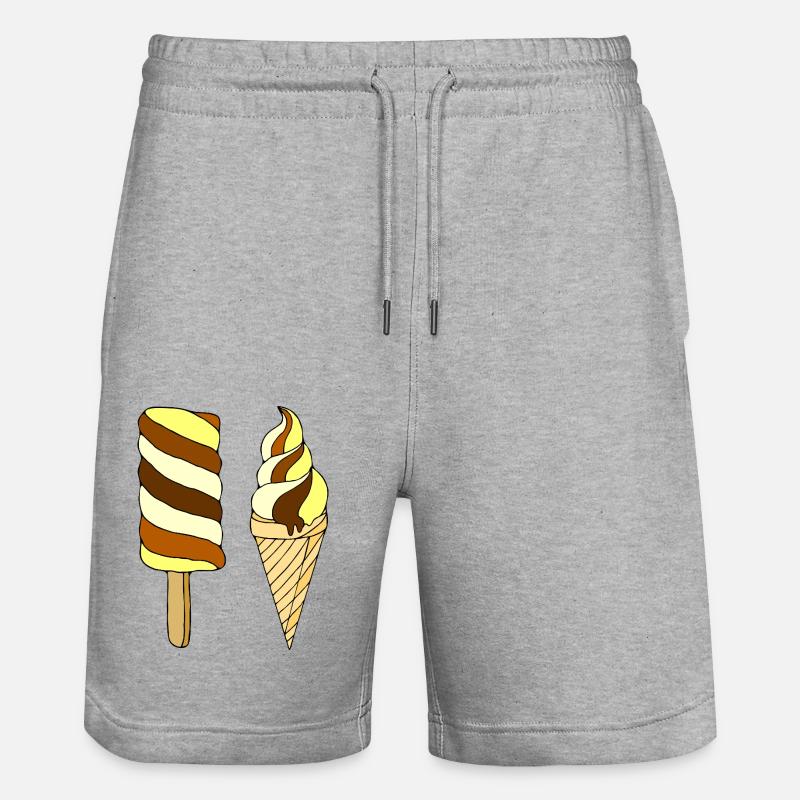 Glace - Short de jogging bio TRAINER Stanley/Stella unisexe - gris chiné