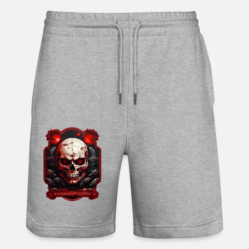 Hardcore - Short de jogging bio TRAINER Stanley/Stella unisexe - gris chiné