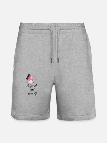 Be gentle with yourself - Short de jogging bio TRAINER Stanley/Stella unisexe - gris chiné