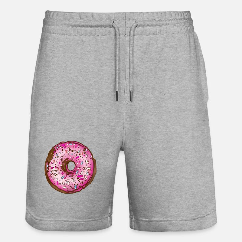 Beignet - Short de jogging bio TRAINER Stanley/Stella unisexe - gris chiné