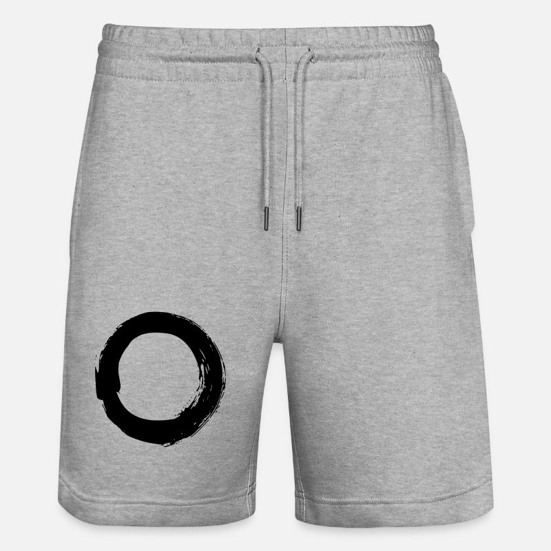 Enso - Stanley/Stella Unisex Bio Joggingshorts Trainer  - Grau meliert