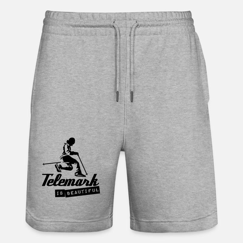 tee shirt beautilful2 SPREAD2 - Short de jogging bio TRAINER Stanley/Stella unisexe - gris chiné