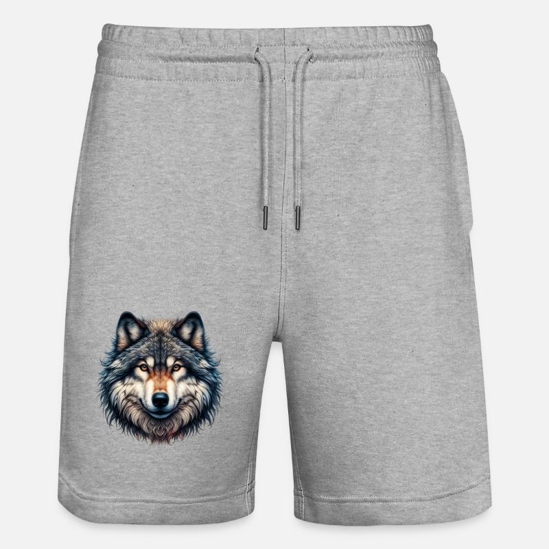 Loup - Short de jogging bio TRAINER Stanley/Stella unisexe - gris chiné