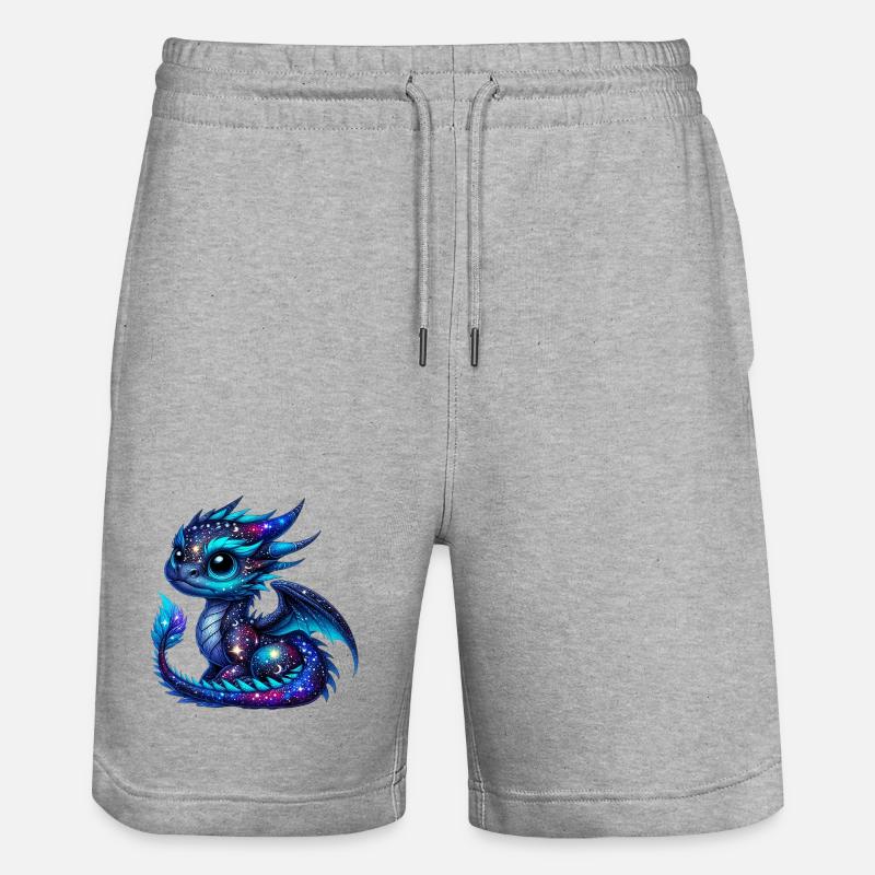 Dragon - Short de jogging bio TRAINER Stanley/Stella unisexe - gris chiné