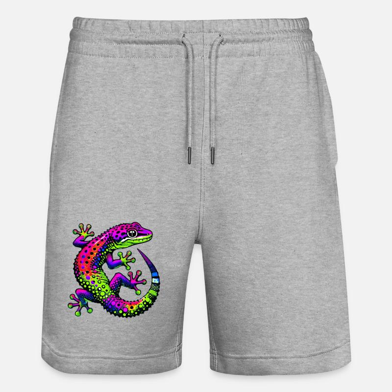Gecko - Short de jogging bio TRAINER Stanley/Stella unisexe - gris chiné