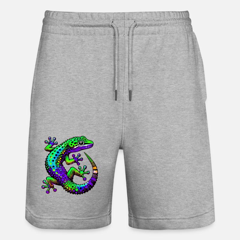 Gecko - Short de jogging bio TRAINER Stanley/Stella unisexe - gris chiné
