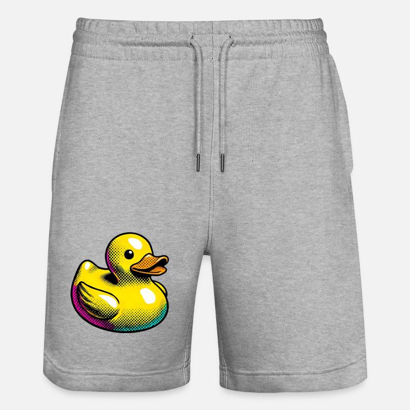 Caneton Canard Canard Canard - Short de jogging bio TRAINER Stanley/Stella unisexe - gris chiné