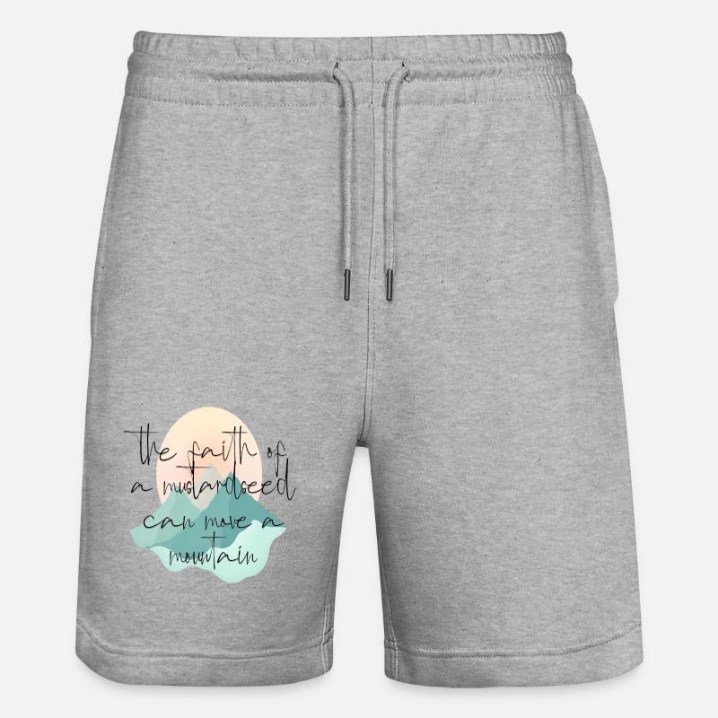 Conception Mountain Mover - Short de jogging bio TRAINER Stanley/Stella unisexe - gris chiné