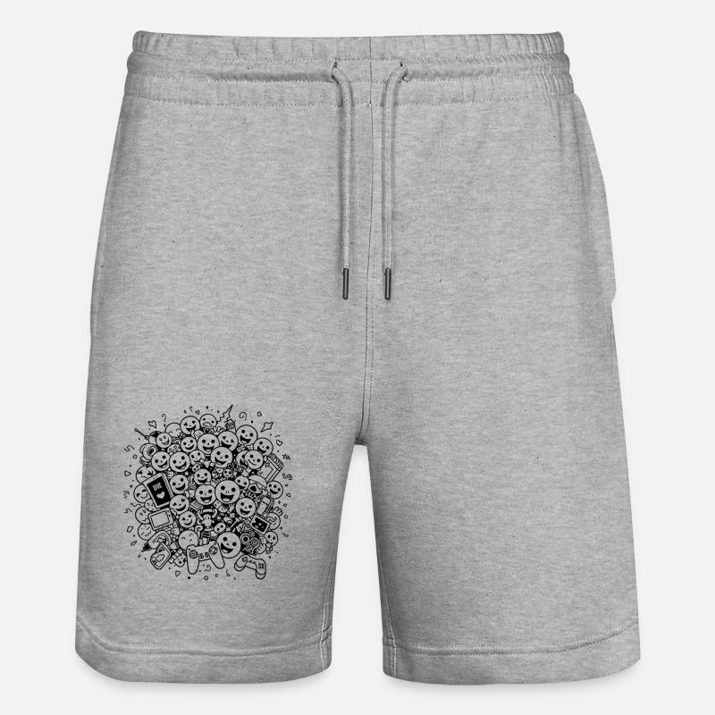 Génération des joueurs - Short de jogging bio TRAINER Stanley/Stella unisexe - gris chiné