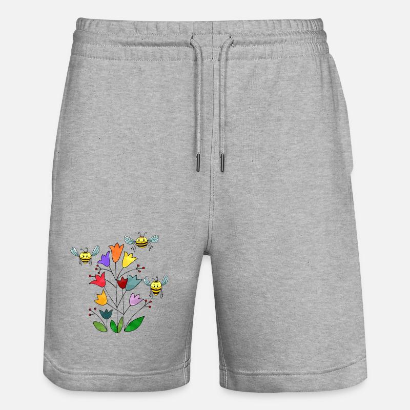 Insectes - Short de jogging bio TRAINER Stanley/Stella unisexe - gris chiné