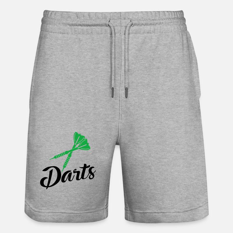 fléchettes - Short de jogging bio TRAINER Stanley/Stella unisexe - gris chiné