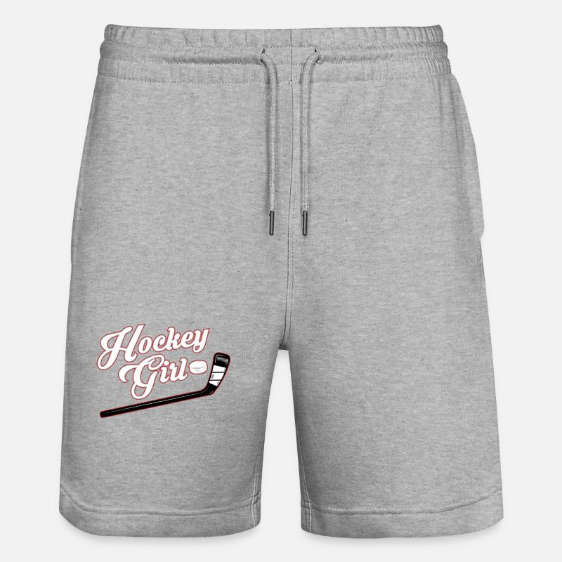 Fille de hockey - Short de jogging bio TRAINER Stanley/Stella unisexe - gris chiné