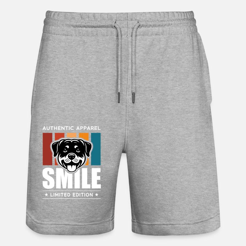 Sourire - Short de jogging bio TRAINER Stanley/Stella unisexe - gris chiné