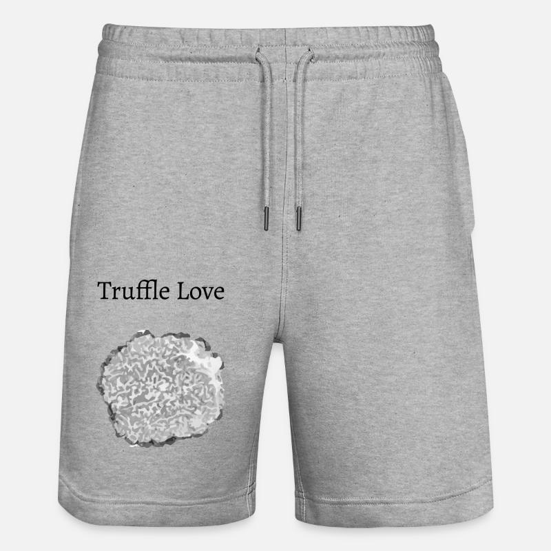 Tartufo Love Trüffel Liebe - Pantaloncini da jogger ecologici unisex Trainer di Stanley/Stella - grigio melange