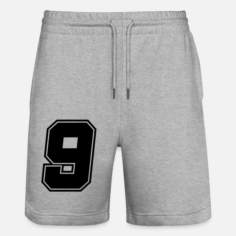9 - Short de jogging bio TRAINER Stanley/Stella unisexe - gris chiné