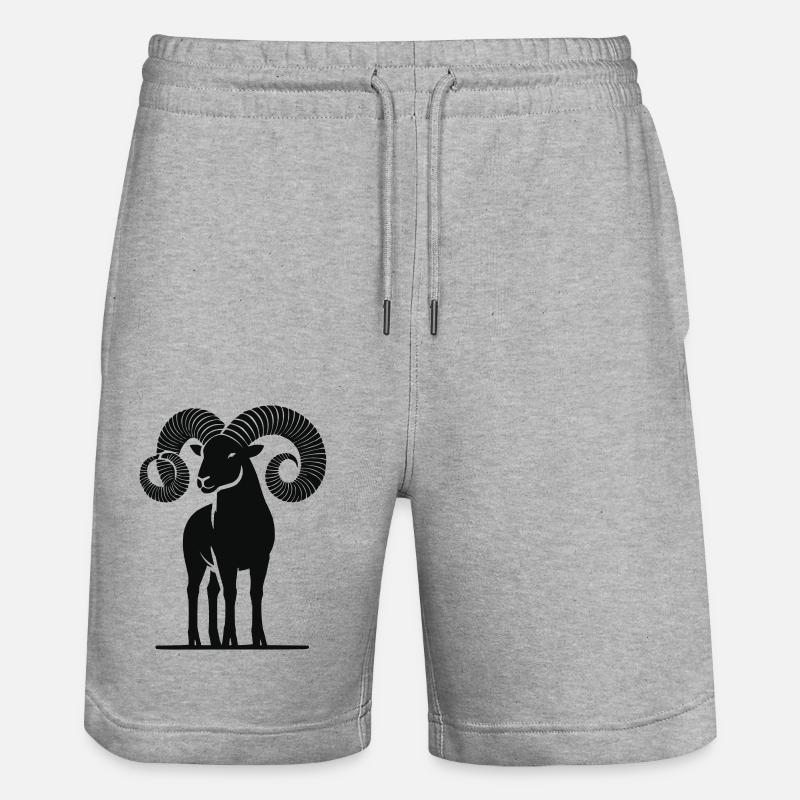 ariete - Pantaloncini da jogger ecologici unisex Trainer di Stanley/Stella - grigio melange