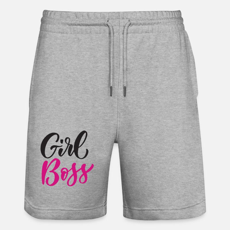 Fille Bos-s - Short de jogging bio TRAINER Stanley/Stella unisexe - gris chiné
