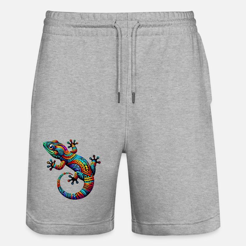 Gecko - Short de jogging bio TRAINER Stanley/Stella unisexe - gris chiné