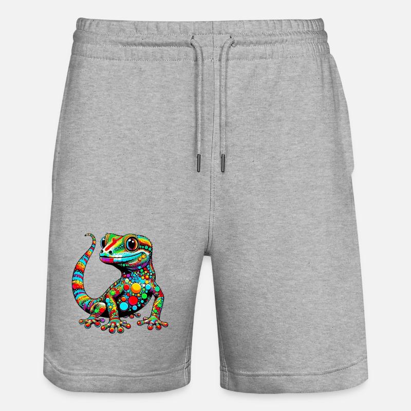 Gecko - Short de jogging bio TRAINER Stanley/Stella unisexe - gris chiné