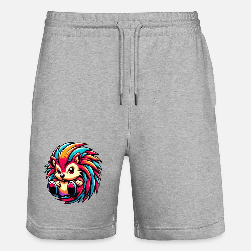 Hérisson - Short de jogging bio TRAINER Stanley/Stella unisexe - gris chiné