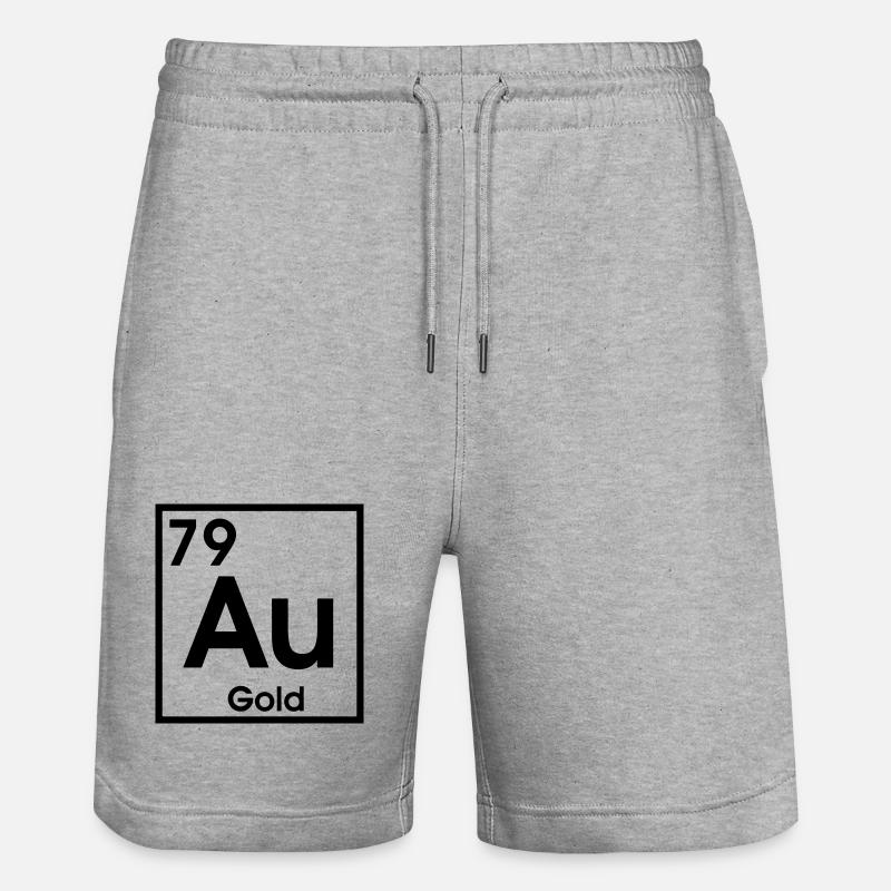 AU Gold – Conception d’éléments d’ombre - Short de jogging bio TRAINER Stanley/Stella unisexe - gris chiné