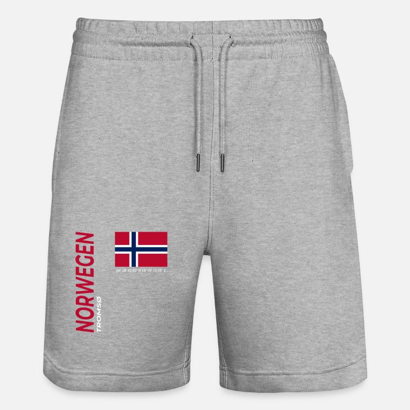 Tromsø - Short de jogging bio TRAINER Stanley/Stella unisexe - gris chiné