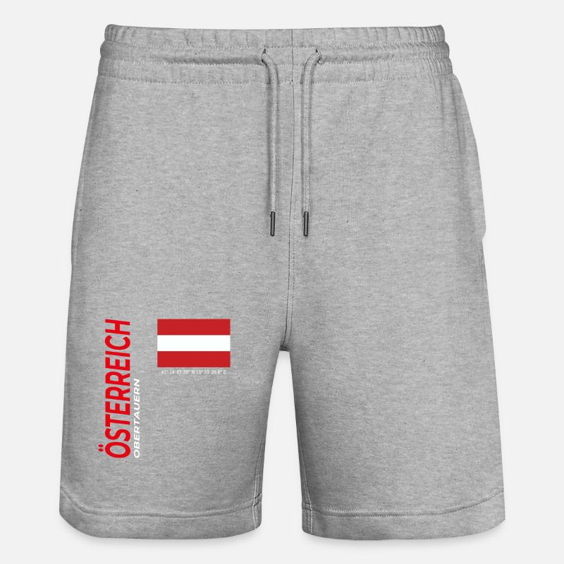 Obertauern - Short de jogging bio TRAINER Stanley/Stella unisexe - gris chiné