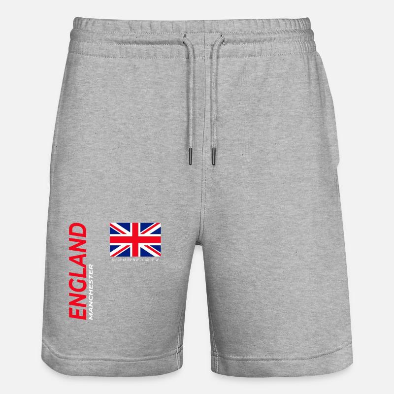 Manchester - Short de jogging bio TRAINER Stanley/Stella unisexe - gris chiné