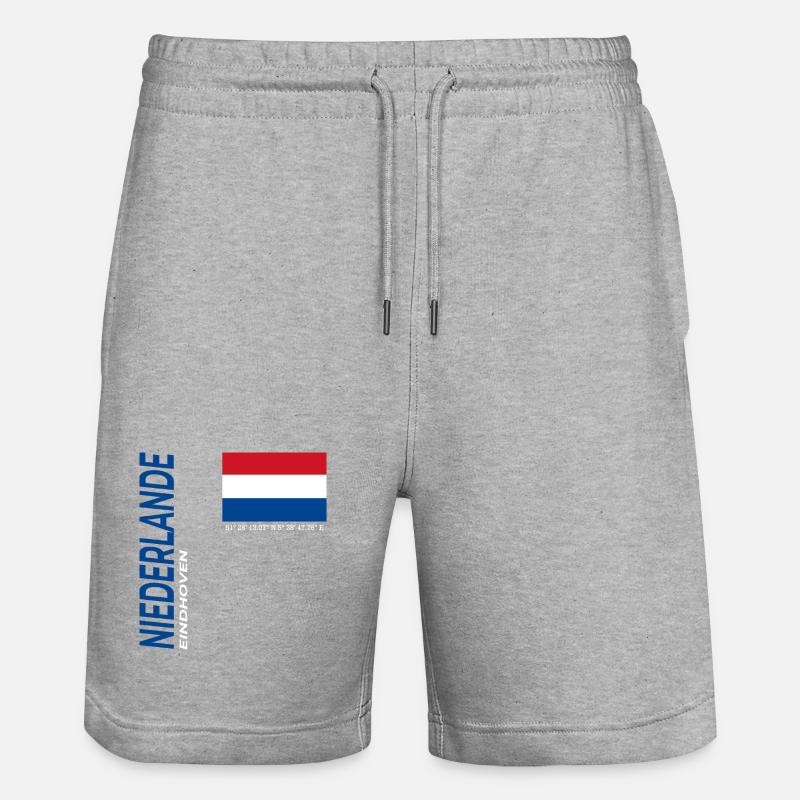 Eindhoven - Short de jogging bio TRAINER Stanley/Stella unisexe - gris chiné