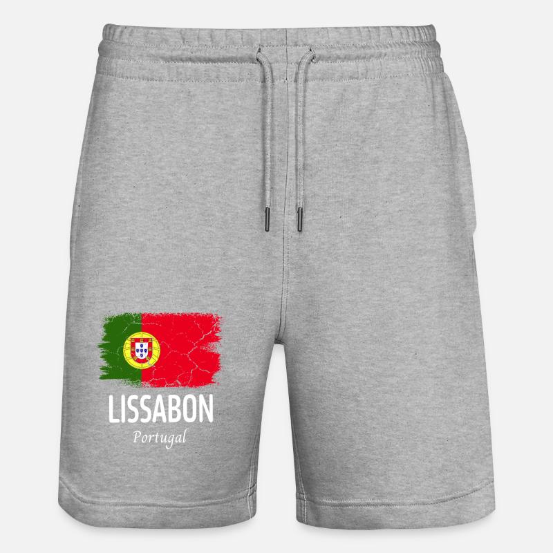 Lisbonne - Short de jogging bio TRAINER Stanley/Stella unisexe - gris chiné